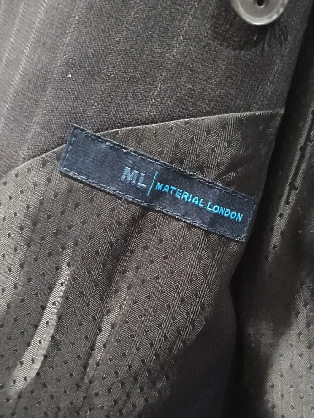 Men's Charcoal Pinstripe Blazer - Classic Three-Button Sport Coat